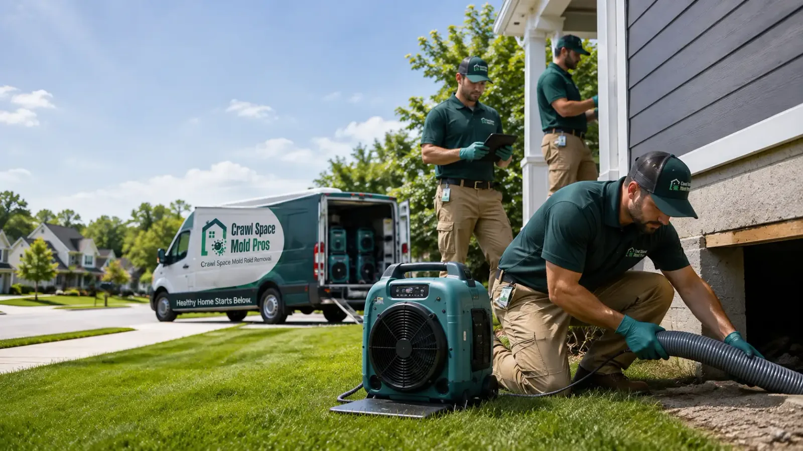 Crawl Space Mold Removal in Iron River, MI